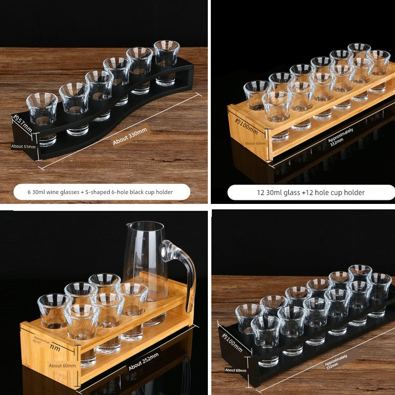 Multi Style Shot Glass Trays w/ Shot Glasses