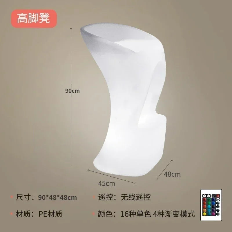 16-color LED Bar Table and Chair