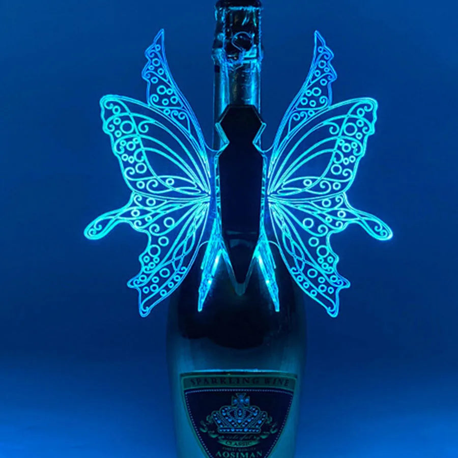LED Butterfly Bottle Wings